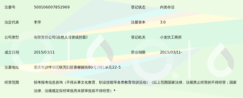 重庆市爱培教育信息咨询服务